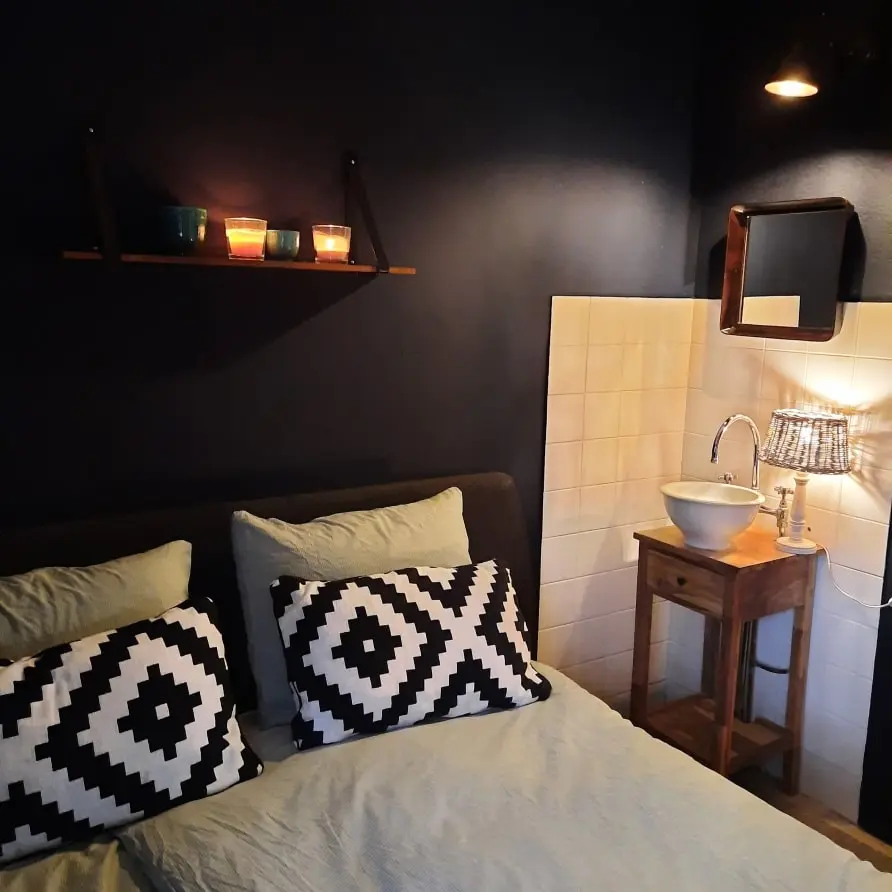 Slaapkamer Bungalowpark Boerhaarsveld