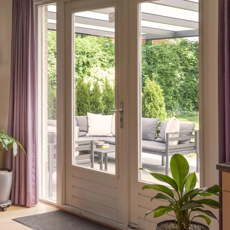 Terrasdeur Bungalowpark Boerhaarsveld