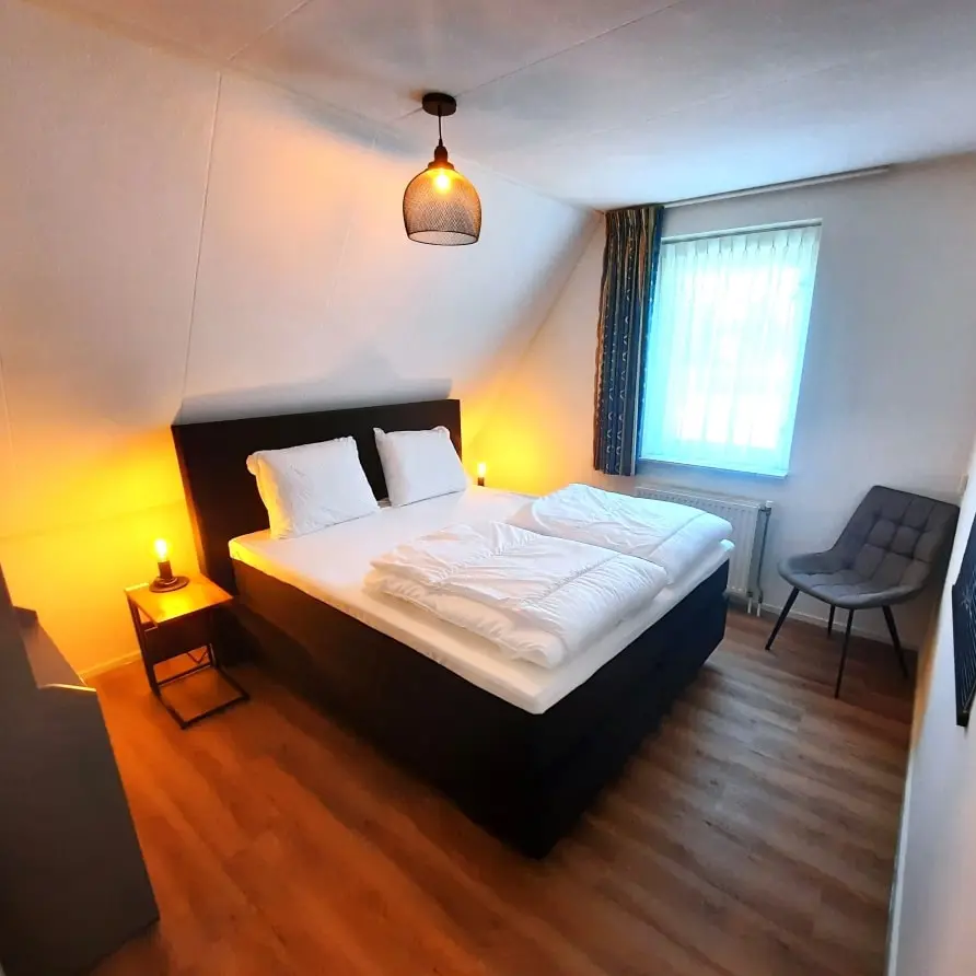 Slaapkamer Bungalowpark Boerhaarsveld